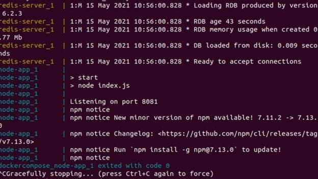 Docker restart
